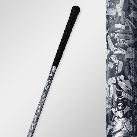 Black & Silver Forged Carbon Shaft