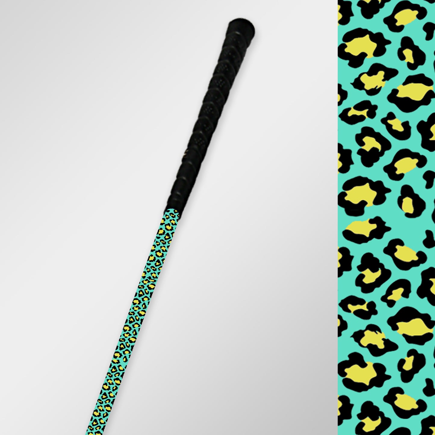 Teal Leopard Shaft